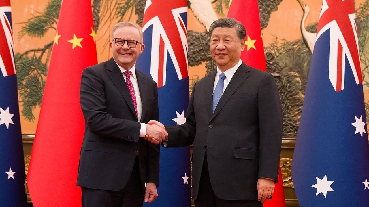 Mr Albanese earlier this month became the first PM to visit China since 2016. Picture: Twitter