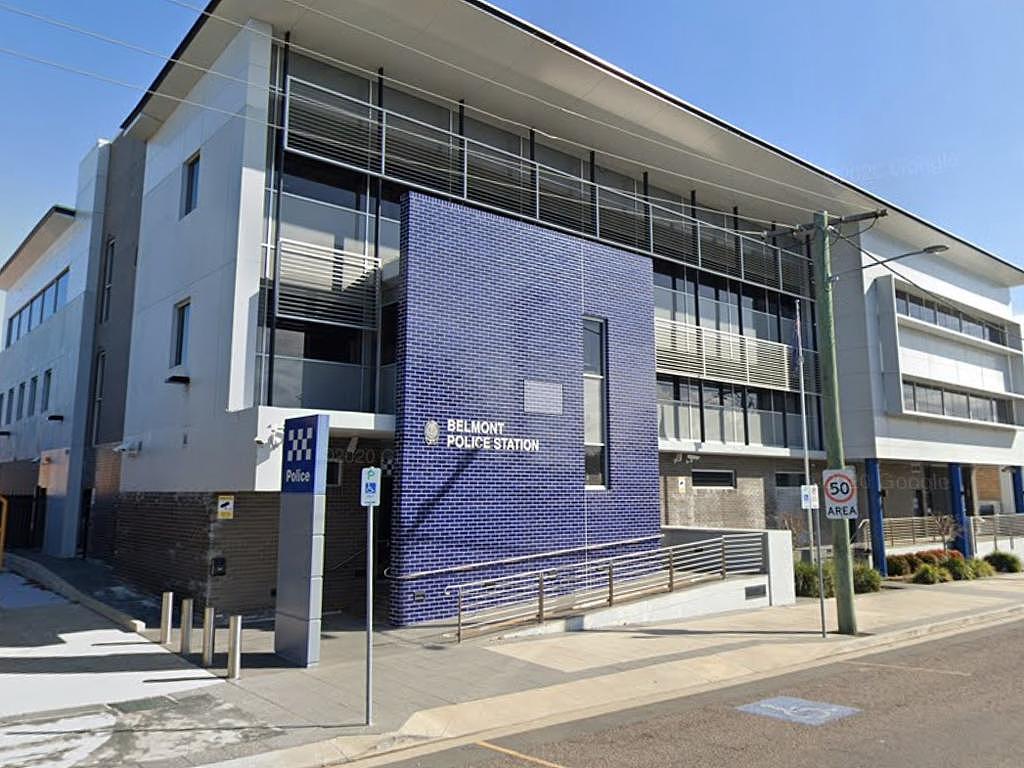 The man was taken to Belmont Police Station. Picture: Google Maps.
