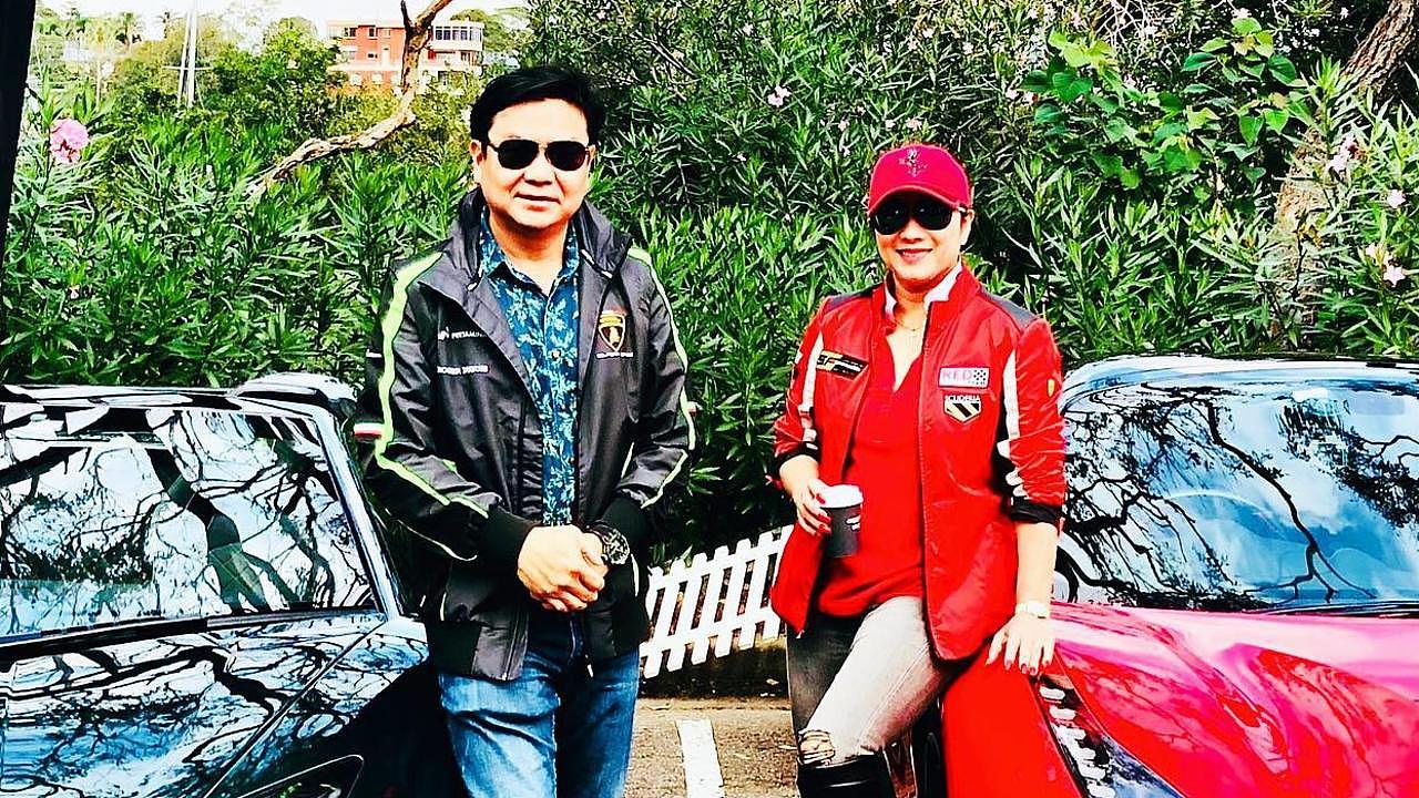 Cabramatta East Day and Night pharmacy owner Ben Huynh (L) and Le Thach, who runs Supercars Australia. Ms Thach is not accused of any wrongdoing.Picture: Instagram