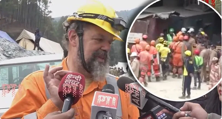 印度隧道坍塌致41人受困17天！澳男参与指导“奇迹救援”，坦言：内心慌得一批（组图） - 2