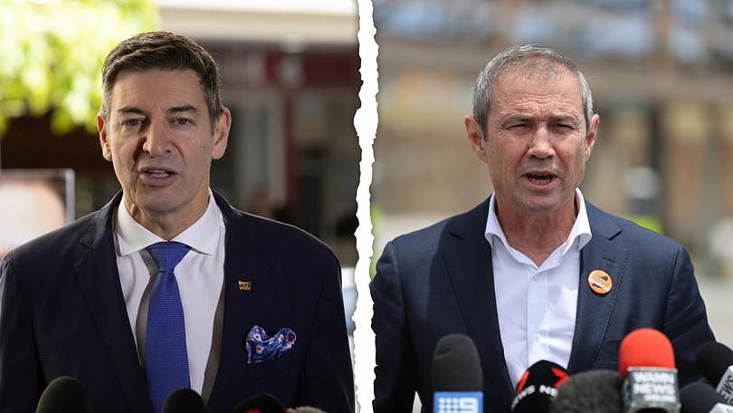 A bitter stoush has erupted between Perth Lord Mayor Basil Zempilas, left, and Premier Roger Cook over the closure of a safe space for women.