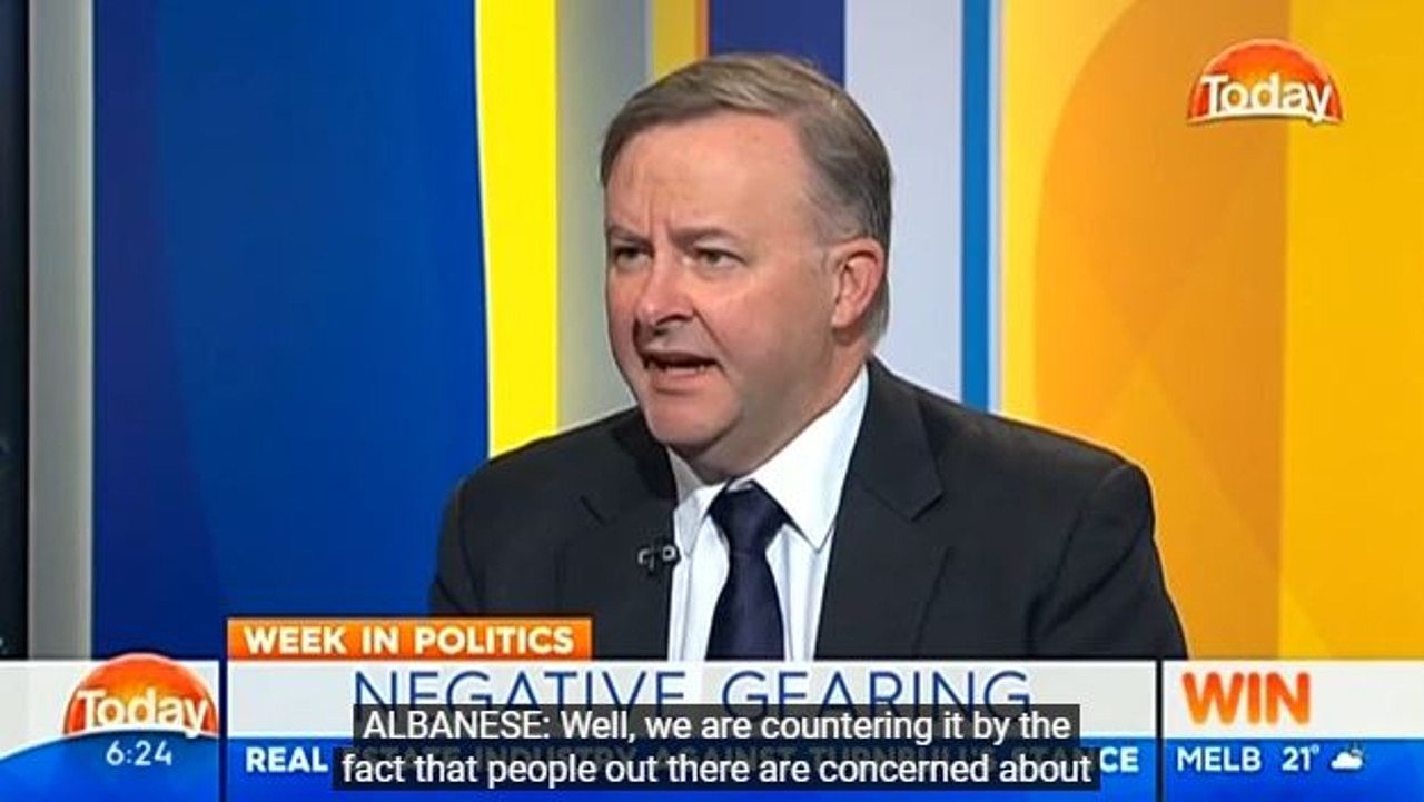 Anthony Albanese on Today in 2016. Picture: YouTube