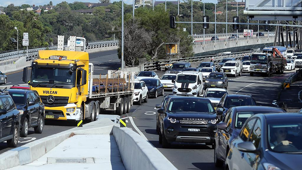 连续数日交通混乱，悉尼Rozelle Interchange紧急施工，增加额外车道（组图） - 2