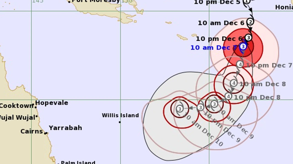 热带气旋正逼近澳洲海岸，将增强至4级！或于下周登陆（组图） - 2