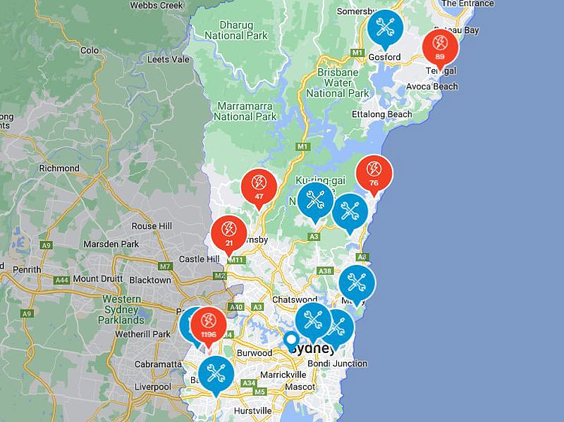 悉尼大部分地区气温突破40度！海滩挤满人，多地突发停电（组图） - 4