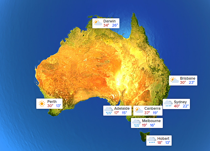 悉尼大部分地区气温突破40度！海滩挤满人，多地突发停电（组图） - 6