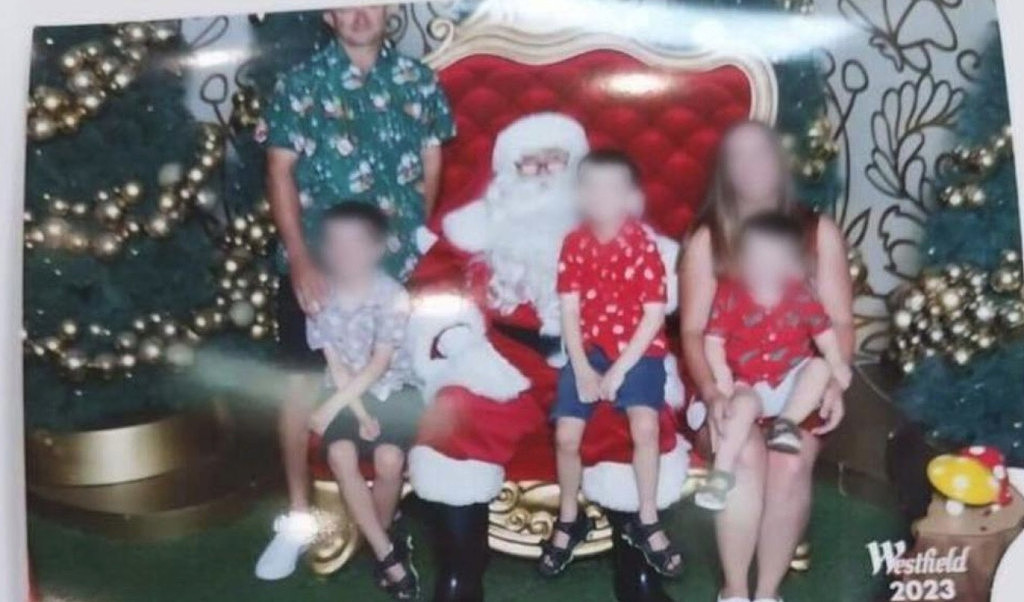 澳家庭Westfield拍圣诞照，拿到照片气炸了（图） - 1