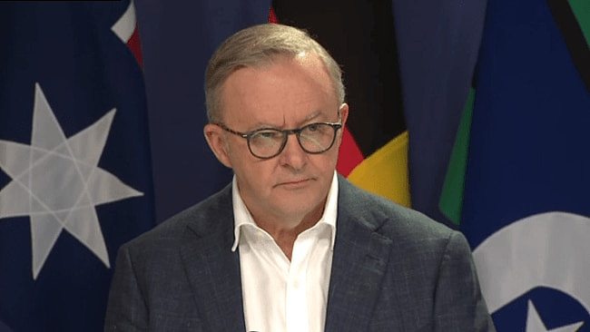 Prime Minister Anthony Albanese made a reference to climate change when he briefly mentioned about Sydney's extreme heat on Saturday with temperatures to soar past 40C.