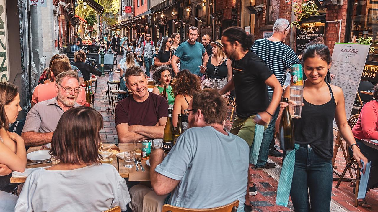 Hardware Lane in Melbourne is “a vibe” visitors could take in.