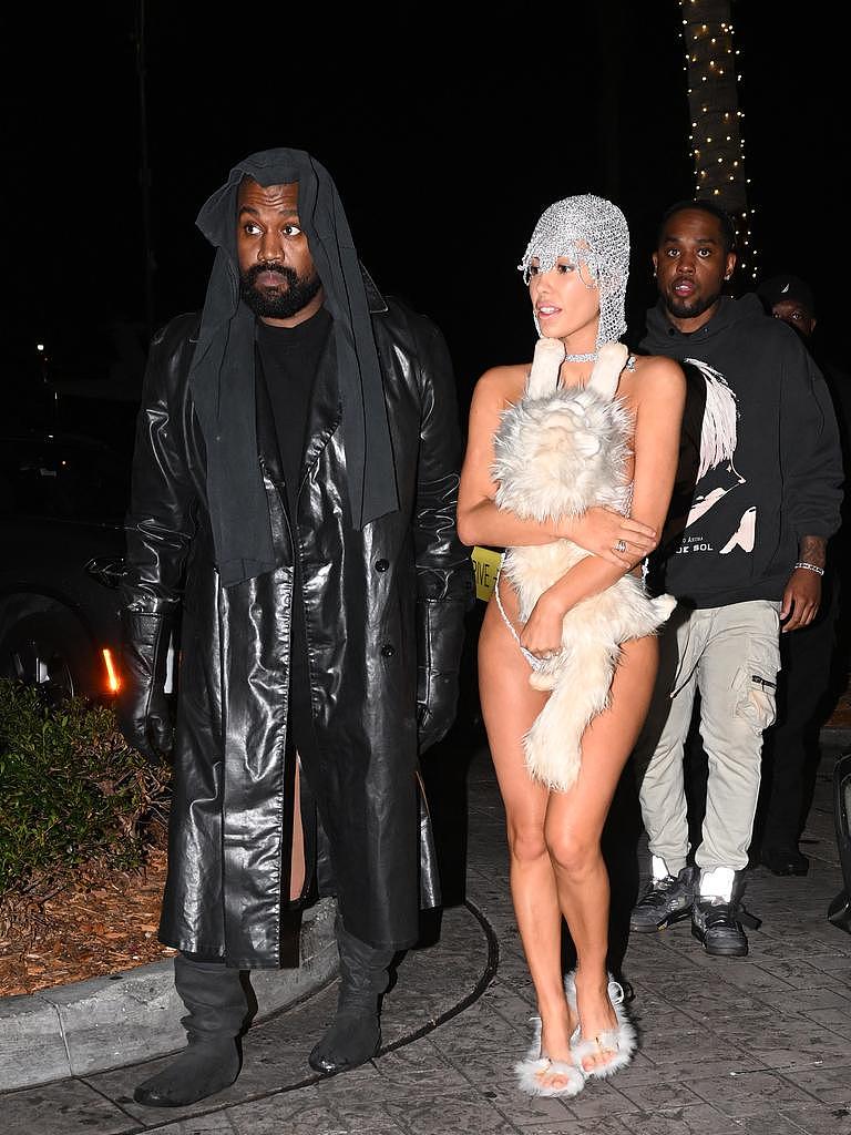 Kanye and his wife are apparently back on after a recent split. Picture: Backgrid/MEGA