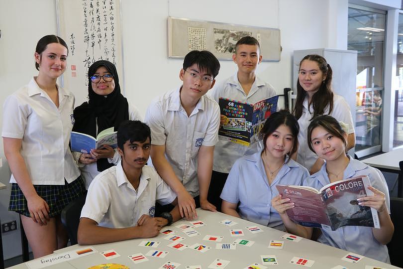 Language students at Rossmoyne Senior High School.