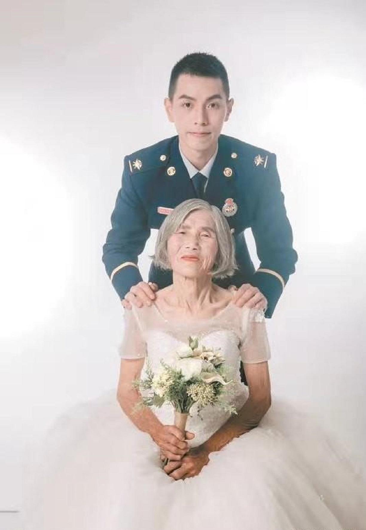 24岁小伙和85岁老太太，相差61岁拍婚纱照，背后真相令人感动（组图） - 17