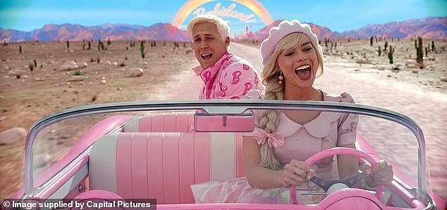 Mr Albanese listed one of the year's highlights being 'Australians dominating Hollywood' (pictured Australian actress Margot Robbie as Barbie in the movie of the same name)