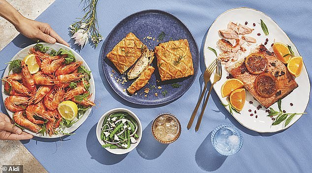 Aldi Australia has dropped a salmon wellington with cheese sauce, prosecco and watercress as well as a 'turducken' and 'turhamken' for Christmas dinner