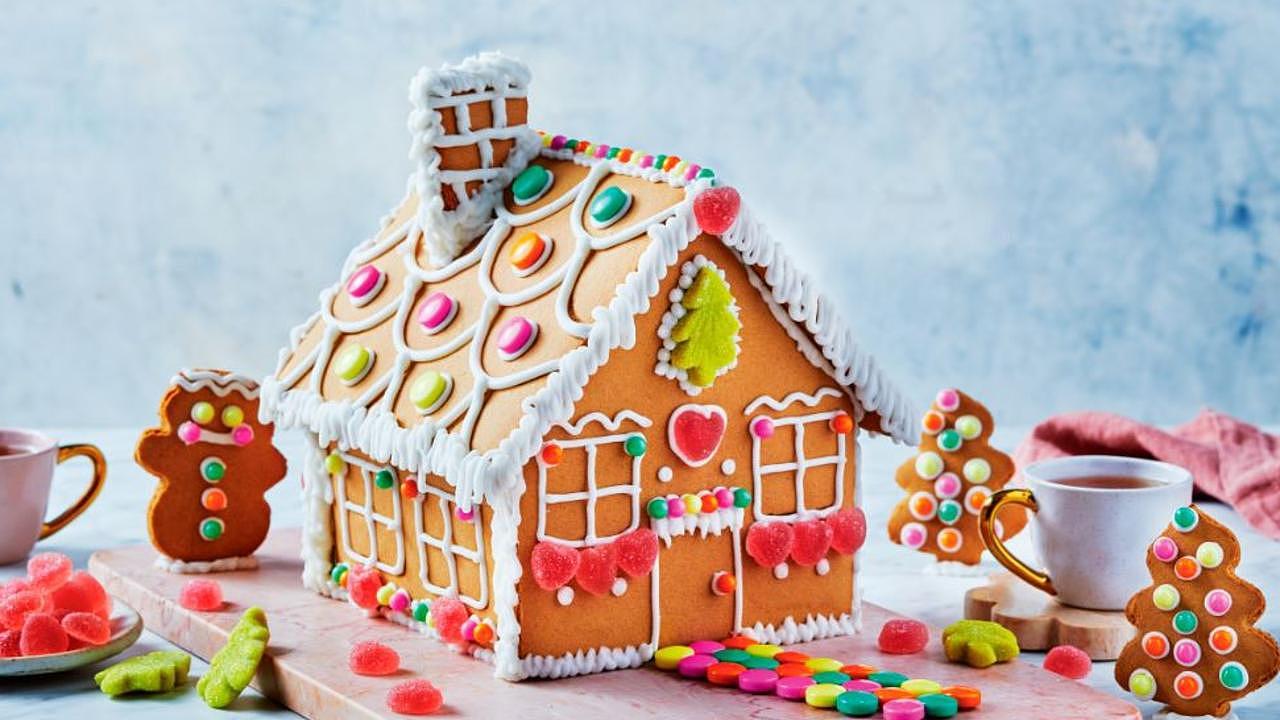 Coles festive gingerbread house kit has been reduced in price. Picture: Supplied