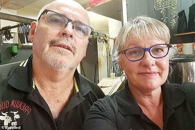 Glasshouse Country Meats owners Dale and Lisa Wagner (pictured) are working all hours to make sure Christmas is not ruined for their customers
