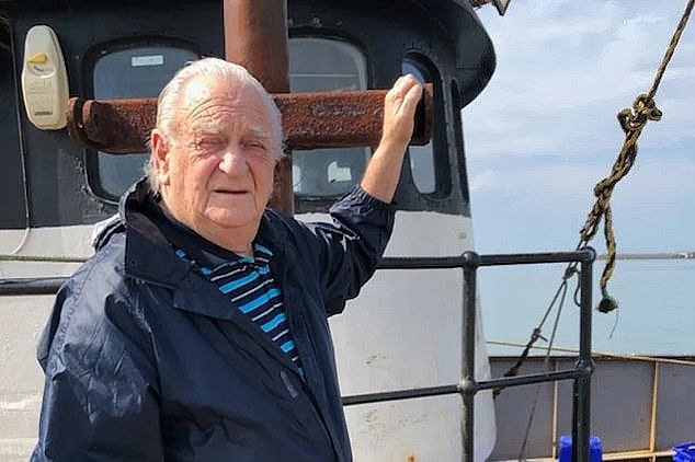 Retired fisherman Kit Olver, 77, has come forward to reveal his deep-sea trawler pulled up what appeared to be the wing of a commercial airline around 55km off South Australia 's south-east coast in September or October of 2014