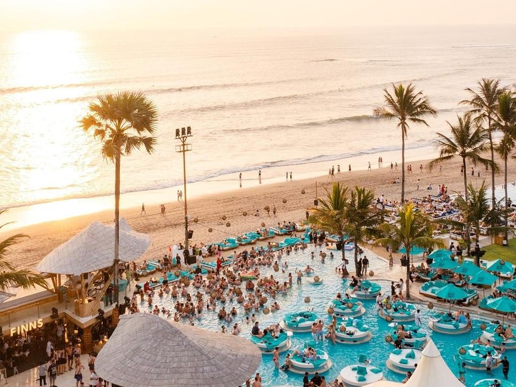 FINNS Beach Club is one of Bali's most popular venues – particularly among Australian tourists.