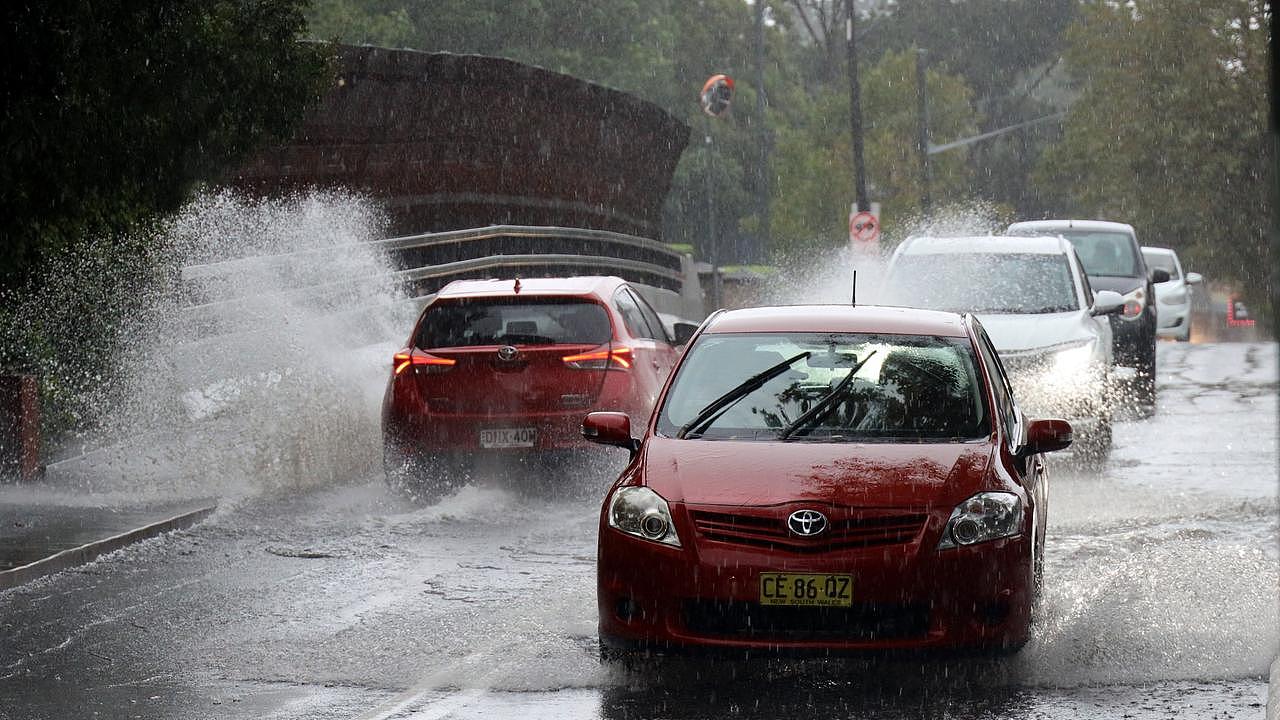 Flash flooding has been seen around large parts of Sydney. Picture: NCA NewsWire/Nicholas Eagar
