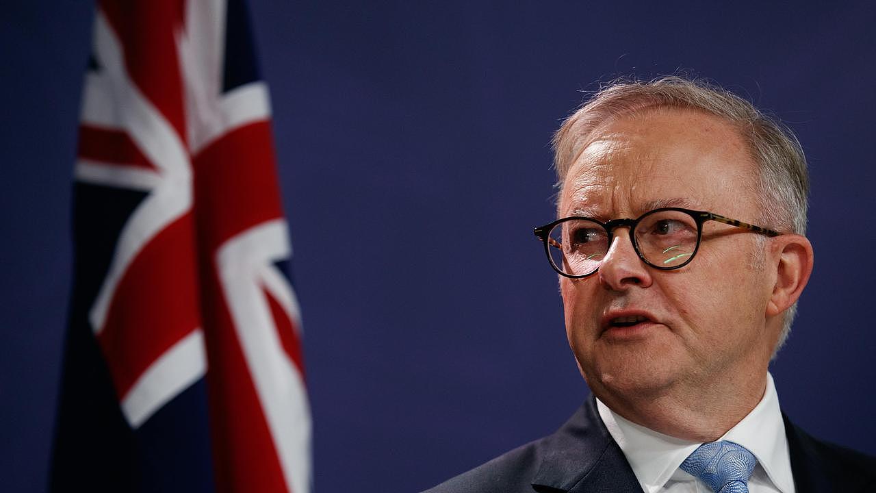 The Opposition claims Anthony Albanese is ‘laying the groundwork’ for the abolition of Australia Day on January 26. Picture: Nikki Short
