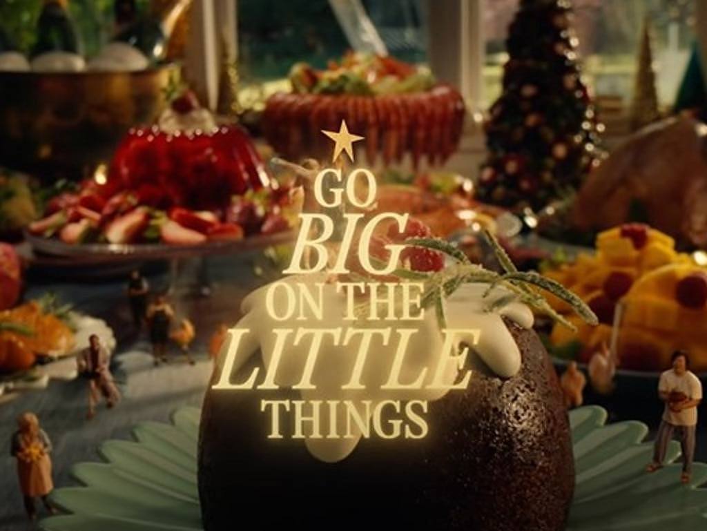 Aldi Christmas ad was called ‘Go Big on the Little Things’. Picture: Aldi