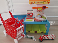 儿童超市玩具 儿童储物垃圾桶 hot wheels套装