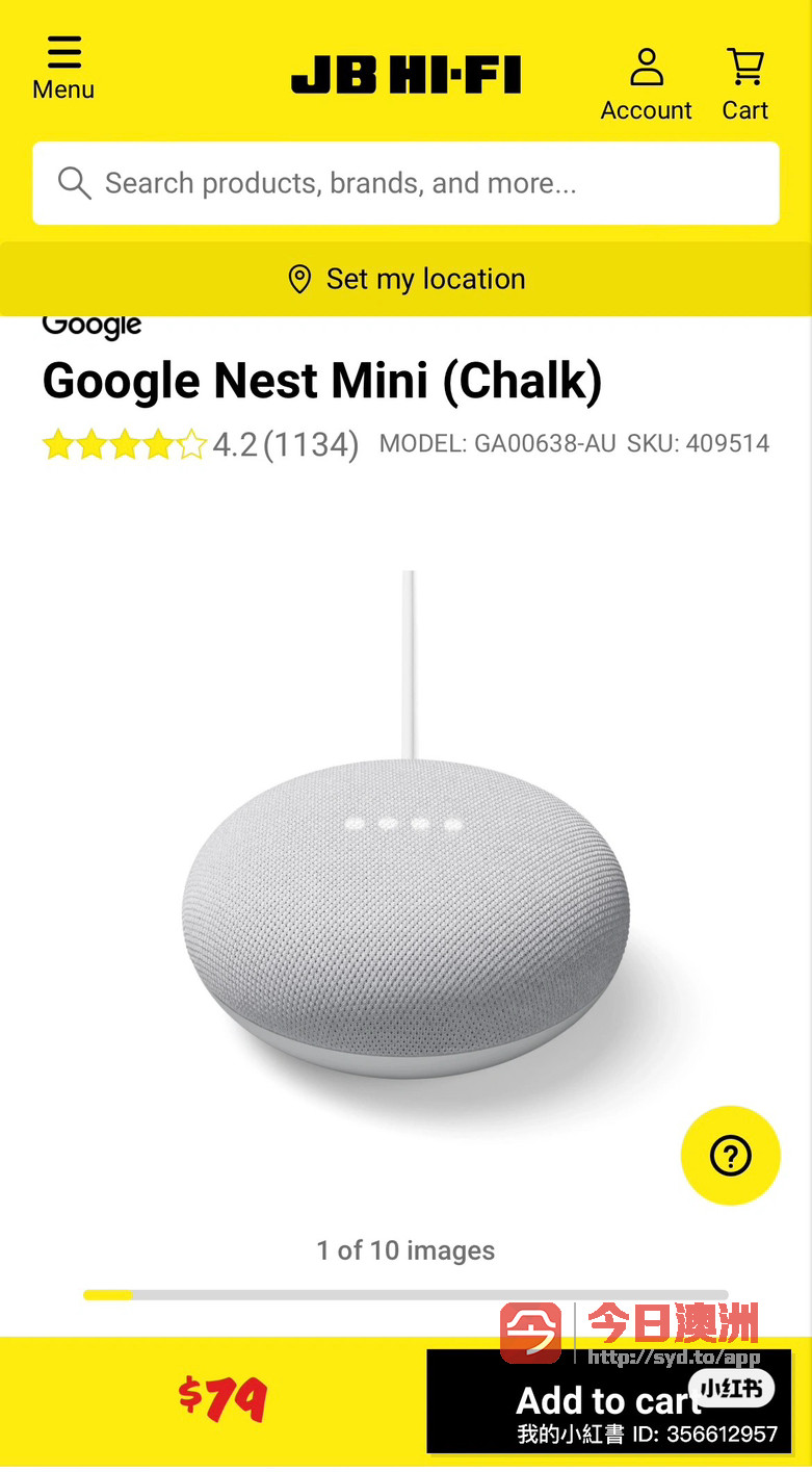 全新Google Nest Mini出售
