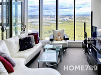 Sydney Olympic Park 一房顶层view公寓带家具出租拎包入住