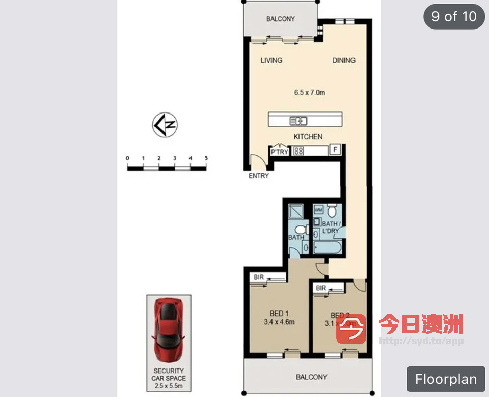 今日悉尼Camperdown 房东直租悉尼大学对面近City两房两卫 Camperdown 房东直租悉尼大学对面近City两房两卫