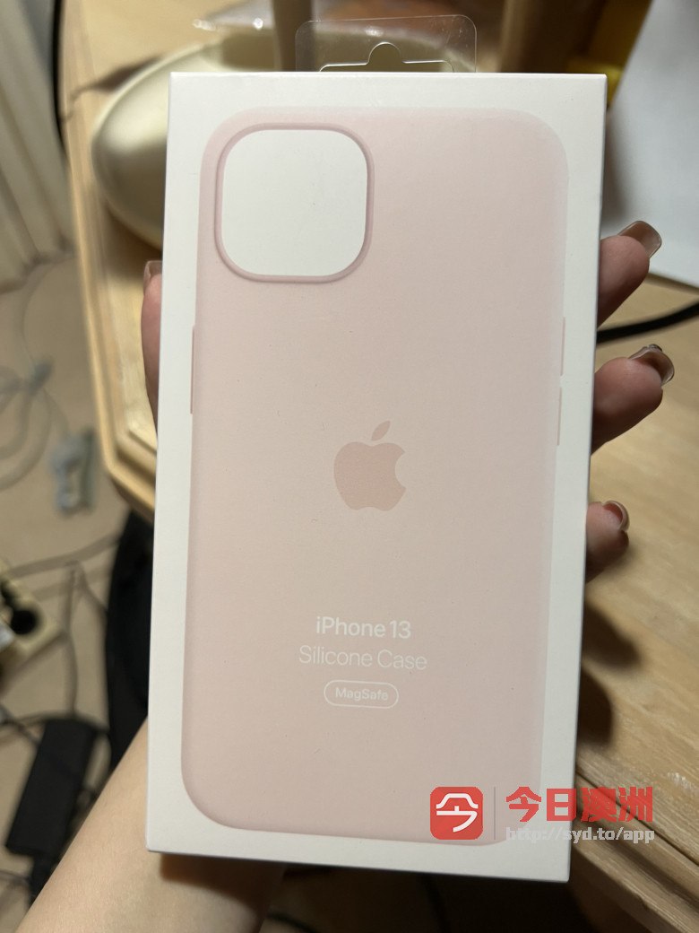 iphone13苹果官方粉色硅胶手机壳
