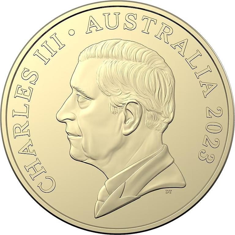 New Australian $1 coin w King Charles III