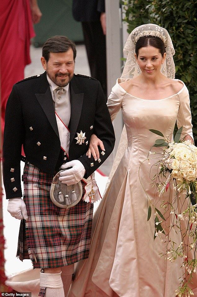 Mary's parents immigrated to Tasmania from Scotland before she was born. Her father John Donaldson (left) wore a kilt at her wedding to represent his Scottish roots