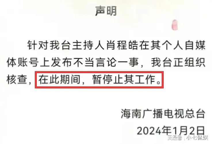 停职处理结果来了！海南卫视官网将程皓除名，本人删视频疑被开除（组图） - 4