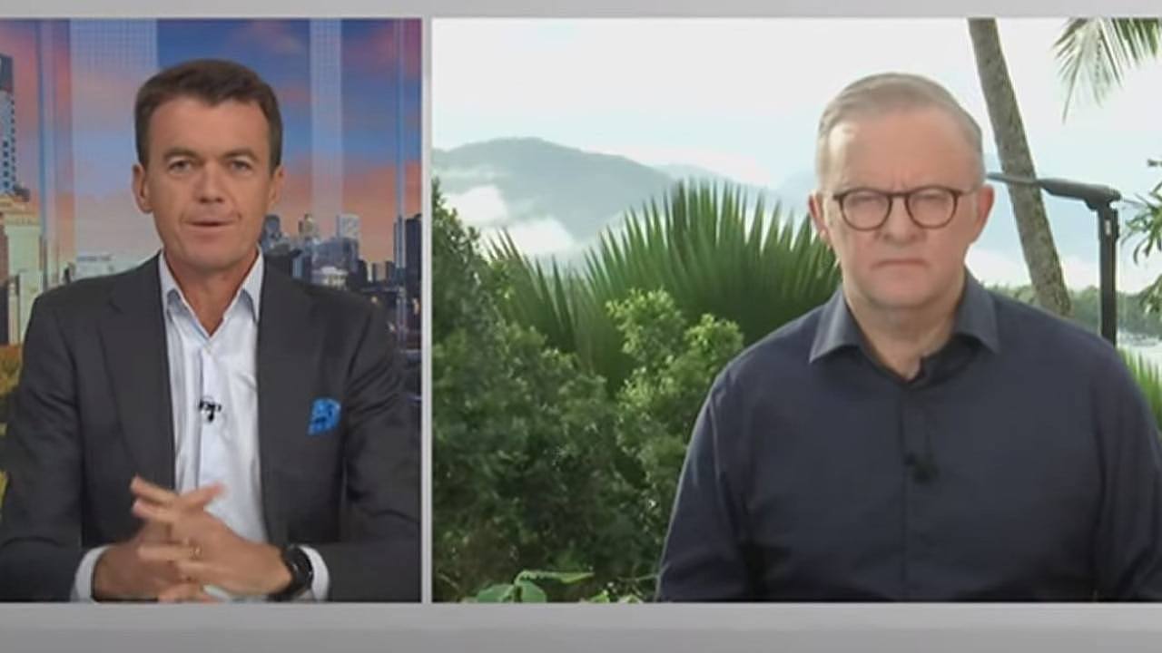 Anthony Albanese cracks it at Michael Rowland about stage three tax cuts.