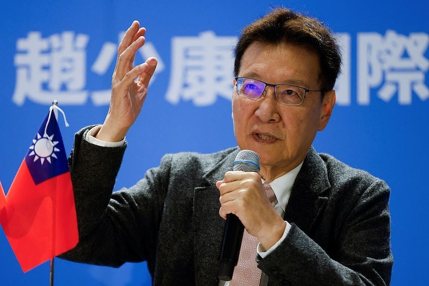台湾总统大选国民党副总统候选人赵少康说如果赖清德获胜，“520”权力移交给继任者之前加剧。