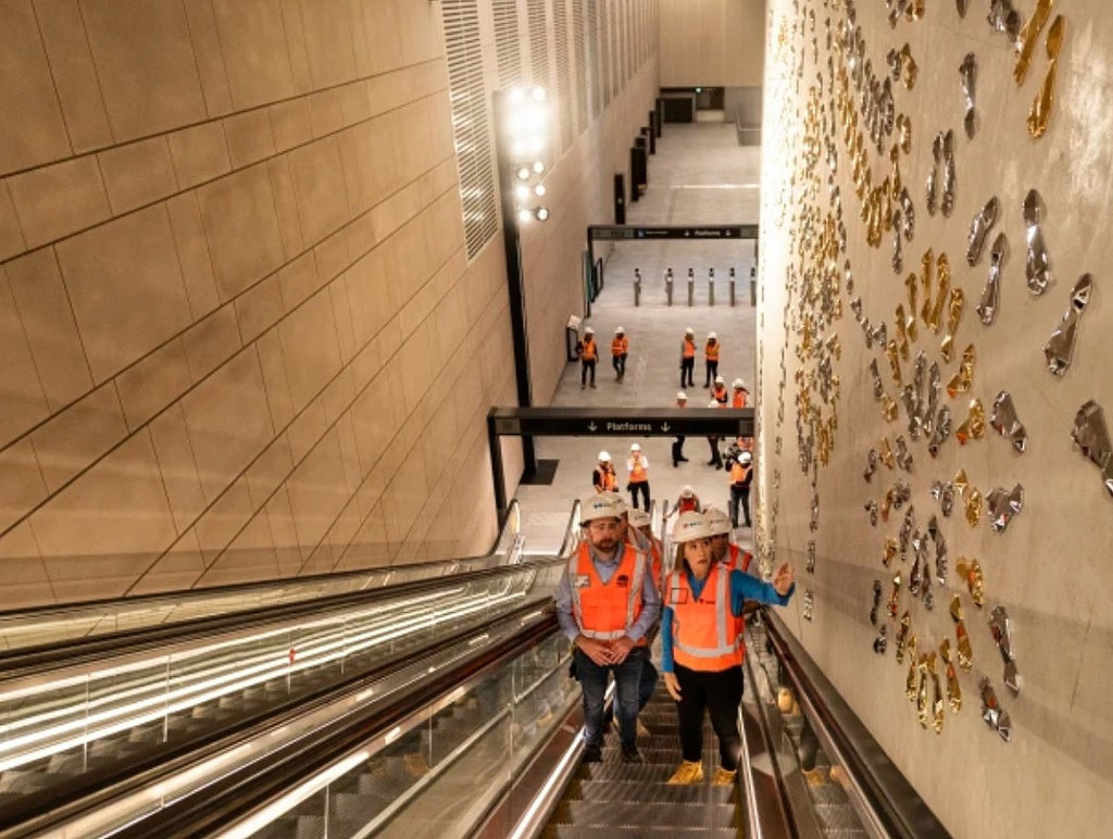 悉尼“最美地铁站”揭开面纱！装修超“土”豪，地砖全进口（组图） - 6