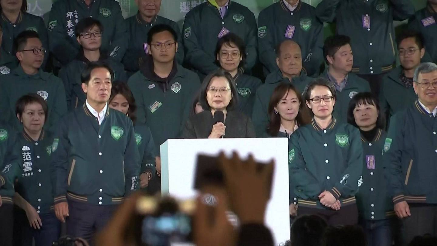 台湾2024大选：赖清德宣布胜选，称“不卑不亢，维持现状”，蔡英文发表讲话（视频/组图） - 8