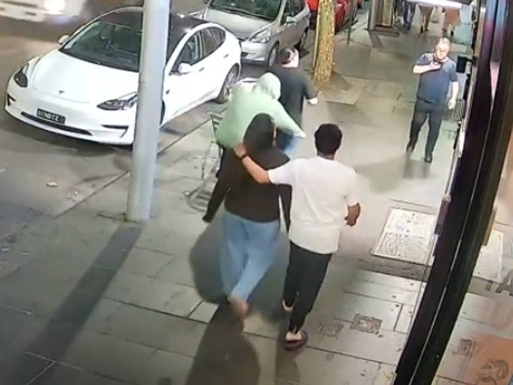 CCTV footage of the moment the attack took place on King St.