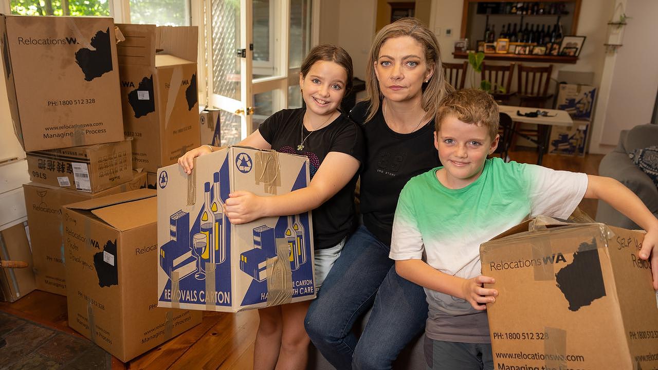 Tina Gunter says her and husband David invest so they won't have to rely on a pension in retirement, and to build a bright future for their kids, Olivia, 10, and James, 8. But they’ve divested all their Victorian rentals. Picture: Jason Edwards.