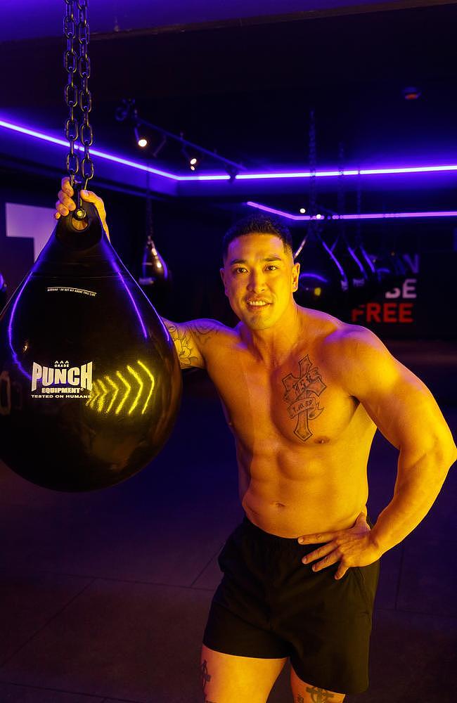 Former prisoner Joe Kwon is opening ConFit Gym in Parramatta, which employs all ex-cons and is targeted at people coming out of the justice system, particularly youth. Picture: Max Mason-Hubers