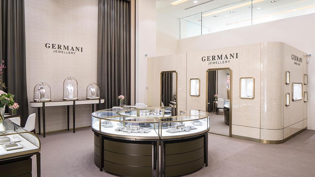 Inside the Germani Jewellery store at Sydney CBD’s Hilton Hotel.