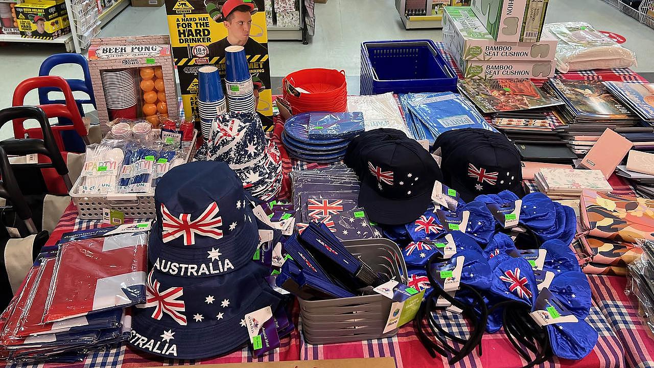 A number of large Aussie retailers have chosen not to sell Australia Day merch this year. Picture: NCA NewsWire/Tertius Pickard