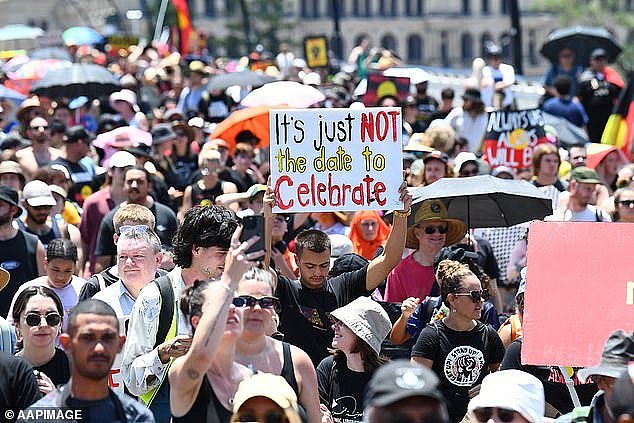 Waverley Council has acknowledged January 26 is a difficult day for many Indigenous Australians. Pictured is an Invasion Day rally last year