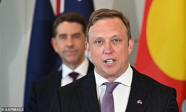 Queensland Premier Steven Miles (pictured) said a 'Severe impact is likely' if the cyclone crosses land south of Townsville