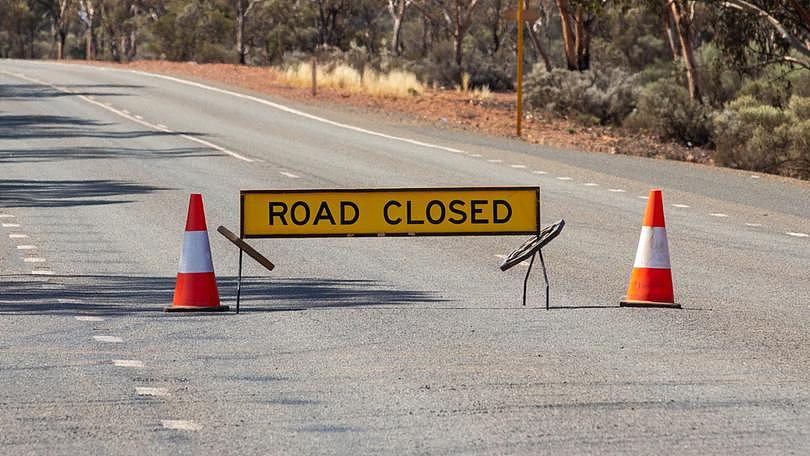 A section of the Great Eastern Highway east of Southern Cross has been closed after a truck containing chemicals rolled over on Monday morning. 