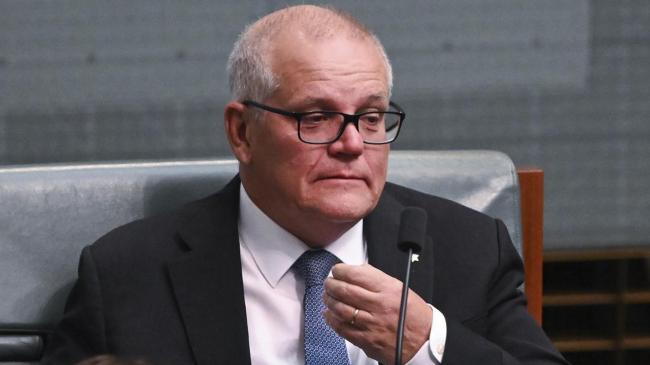 Scott Morrison will leave politics at the end of February. Picture: NCA NewsWire / Martin Ollman