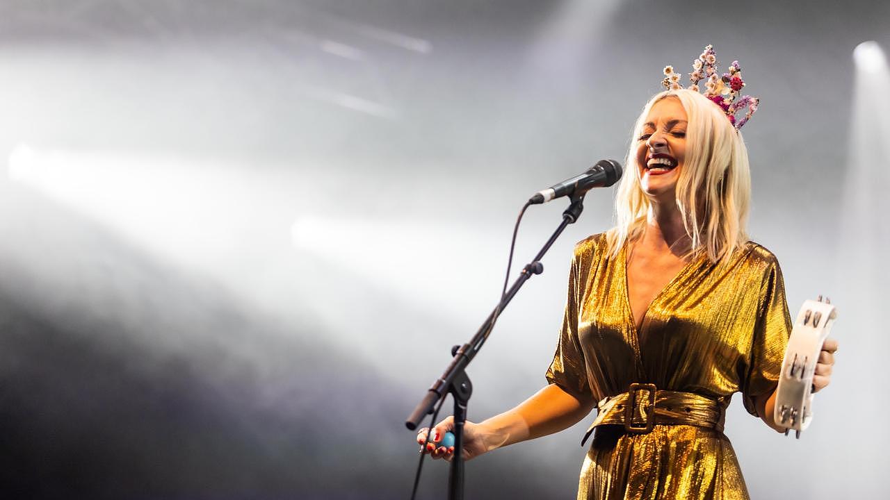 Kate Miller-Heidke will perform at performs at the Australia Day Live concert in the Sydney Opera House forecourt. Picture: Lachlan Douglas