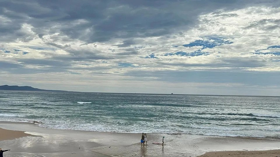 Four males were rescued on Friday morning after they became stuck in a rip on the northside of the Woonona Beach rock pools.