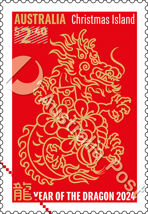 春节到来！澳洲邮政发行龙年纪念邮票，金龙配红底超精致，华人别错过...（组图） - 4