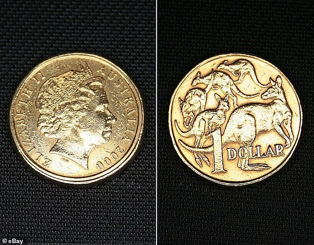这枚“骡子”硬币在女王肖像周围有一个双圈，价值在 300 美元到 4,000 美元之间，仅发行了 6000 - 7000 枚
